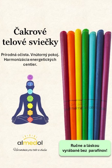 Čakrové telové sviečky